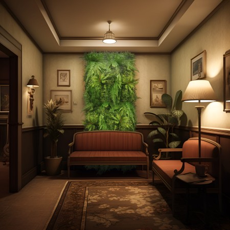 Panel ze sztucznych roślin FOREST BASIC GD302