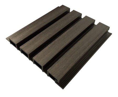 Lamele kompozytowe elewacyjne - deska elewacyjna Extrusion 3D - kolor czekoladowy