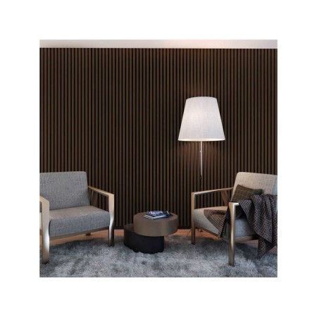 Lamele na płycie czarnej HDF - Orzech 30x275 cm