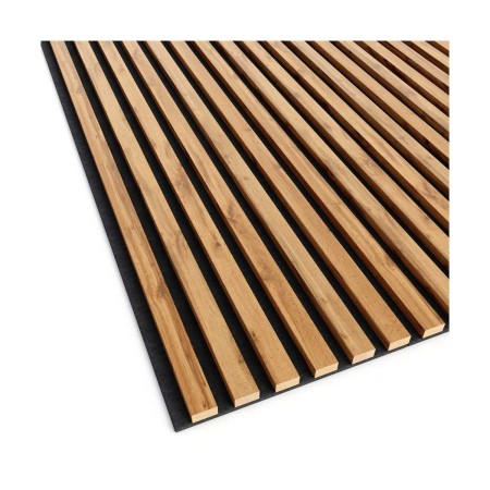 Lamele akustyczne na czarnym filcu - dąb wotan 30x270 cm