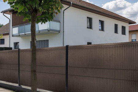 Listwy pionowe do paneli ogrodzeniowych RD01 jasny brąz