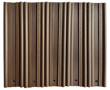 Listwy pionowe do paneli ogrodzeniowych RD01 jasny brąz