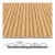 Panel ryflowany MDF - dąb naturalny