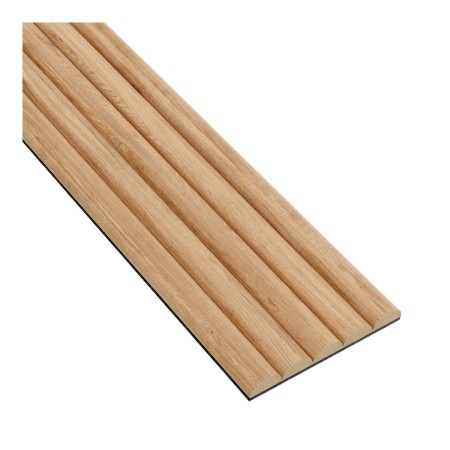 Panel ryflowany MDF - dąb naturalny