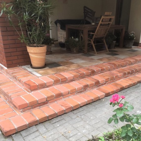 Płytki schodowe, stopnica Stara Cegła naturalna