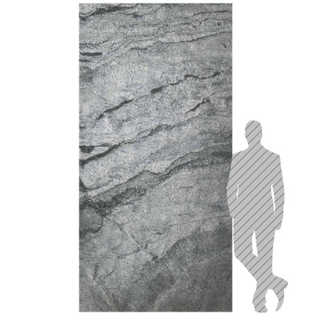 Fornir kamienny Silver Grey 305x122 cm