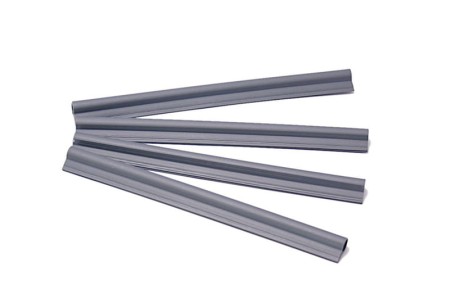 Klipsy montażowe do taśmy ogrodzeniowej - kolor ciemny szary