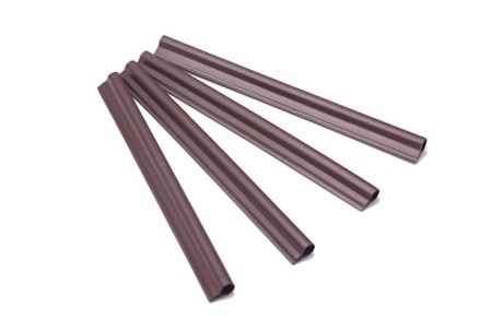 Klipsy montażowe do taśmy ogrodzeniowej - kolor ciemny brązowy