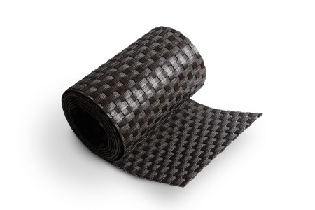 Taśma ogrodzeniowa do paneli Technorattan 19x255 cm RD02 ciemny brąz