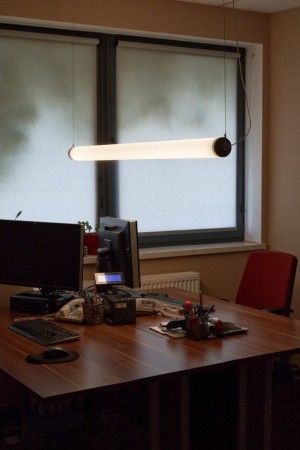 Lampa wisząca betonowa Longa Horizontal