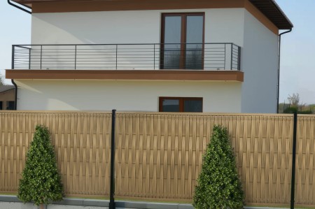 Listwy pionowe do paneli ogrodzeniowych RD08 słomkowy