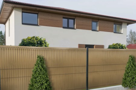 Listwy pionowe do paneli ogrodzeniowych RD08 słomkowy