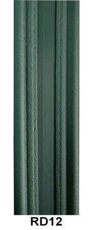 Listwy pionowe do paneli ogrodzeniowych RD12 zielony