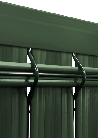 Listwy pionowe do paneli ogrodzeniowych RD12 zielony