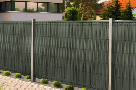 Listwy pionowe do paneli ogrodzeniowych RD12 zielony