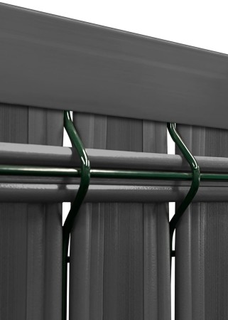 Listwy pionowe do paneli ogrodzeniowych RD03 ciemny szary