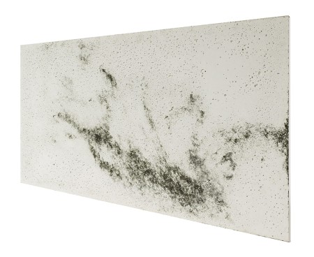 Płyta beton architektoniczny ultra lekka biała z kruszywem black, struktura porowata