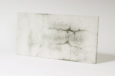 Płyta beton architektoniczny ultra lekka biała z kruszywem black, struktura średnioporowata