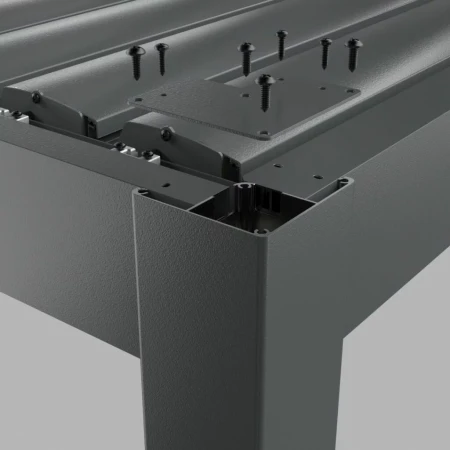 Pergola aluminiowa GERDA SOLEO 3x4 m wolnostojąca antracyt