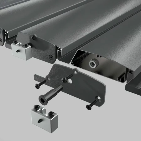 Pergola aluminiowa GERDA SOLEO 3x4 m wolnostojąca antracyt