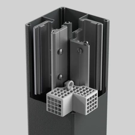 Pergola aluminiowa GERDA SOLEO 3x4 m wolnostojąca antracyt