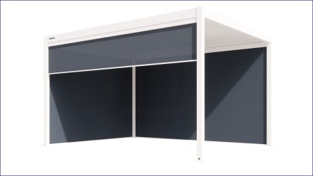 2 x Roleta Zip Screen 4m w kolorze antracyt + roleta Zip Screen 3 m antracyt