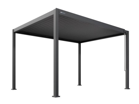 Pergola aluminiowa GERDA SOLEO 3x4 m wolnostojąca antracyt