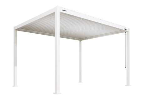 Pergola aluminiowa GERDA SOLEO 3x4 m wolnostojąca biała