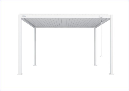 Pergola aluminiowa GERDA SOLEO 3x4 m wolnostojąca biała