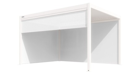 Roleta Zip Screen 3 m i 2 x roleta Zip Screen 4 m biała