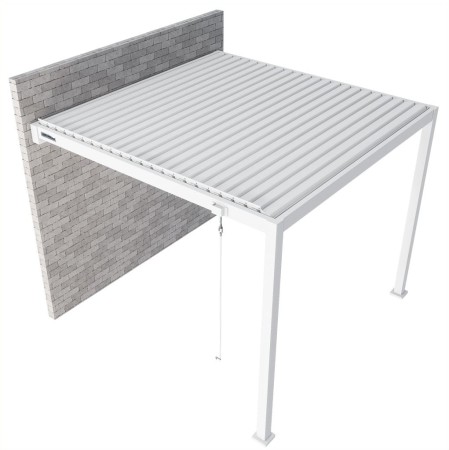 Pergola aluminiowa GERDA SOLEO 3x4 m przyścienna biała