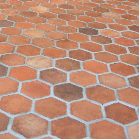 Płytki tarasowe, podłogowe Stara Cegła Heksagon Mały gr. 1,5 cm