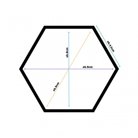 Płytki tarasowe, podłogowe Stara Cegła Heksagon Mały gr. 1,5 cm