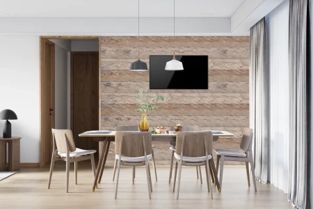 Loftowa deska na ścianę Vintage 1 | 120x15x0,8 cm