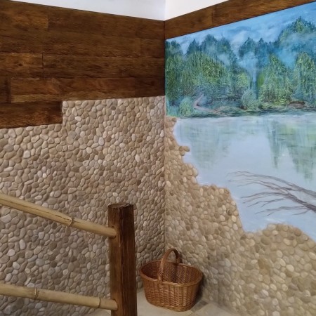 Loftowa deska na ścianę Vintage 3 | 120x15x0,8 cm