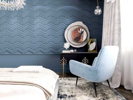 Panel ścienny 3D W130 Chevron ORAC DECOR