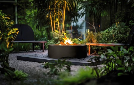 Palenisko ogrodowe INGARDEN BLACK 1000 ROUND