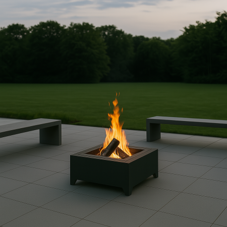 Palenisko ogrodowe INGARDEN BLACK 700 SQUARE