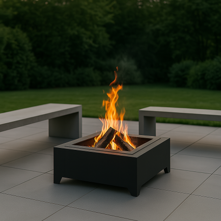 Palenisko ogrodowe INGARDEN BLACK 700 SQUARE