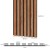 28x240 cm | Fornirowany panel akustyczny 3D Sapelli - lamele akustyczne
