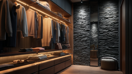Panel ścienny poliuretanowy 3D BASALT LINE 60x120 cm
