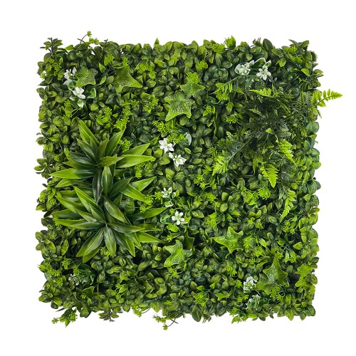 Mata ze sztucznych roślin ZIELONA ŁĄKA PREMIUM 50x50 cm GD641