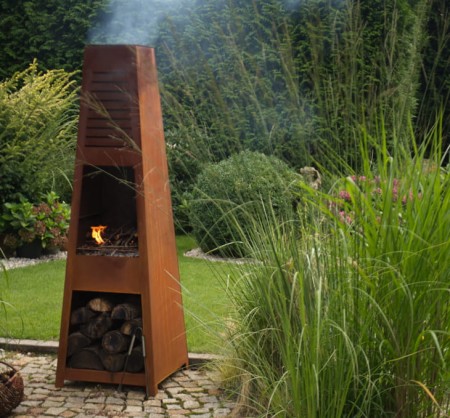 Palenisko ogrodowe/grill/biokominek 3 w 1 VEER BIG PLUS RUST