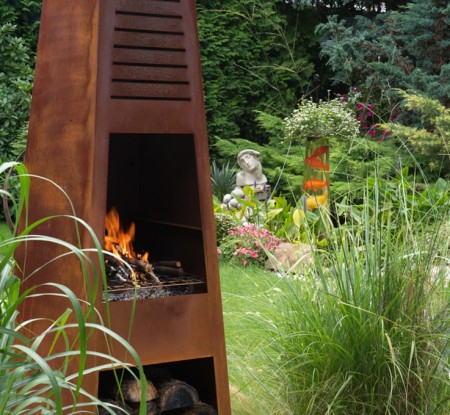 Palenisko ogrodowe/grill/biokominek 3 w 1 VEER BIG PLUS RUST