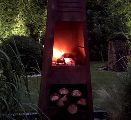 Palenisko ogrodowe/grill/biokominek 3 w 1 VEER BIG PLUS RUST