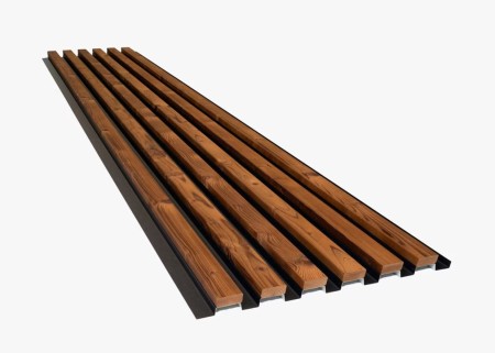 Lamele elewacyjne drewniane AW brązowy olejowany 415x2400 mm