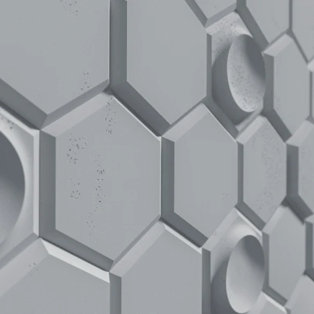 Płyta betonowa - dekor 3D PB01D HONEY DECOR