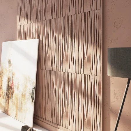 PB03 DUNE 1000x500x32 mm | Płyta ścienna elewacyjna betonowa 3D