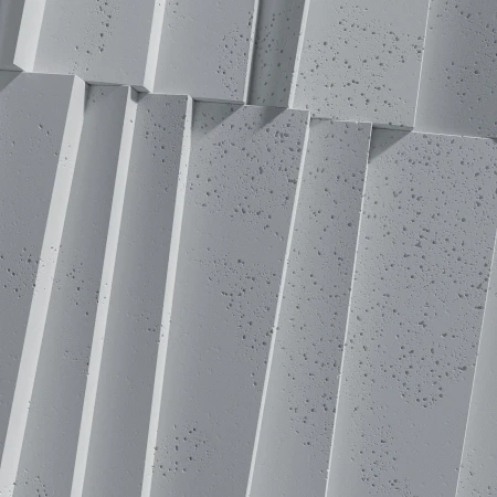 PB04 DRIFT 1200x600x40 mm | Płyta ścienna elewacyjna betonowa 3D