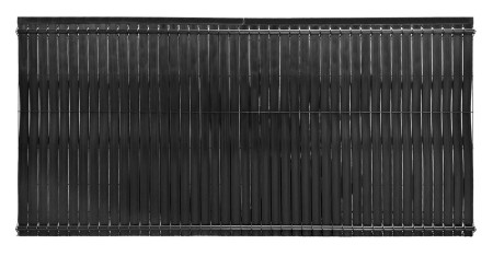 Listwy pionowe ogrodzeniowe 153x250 cm RD04 czarny